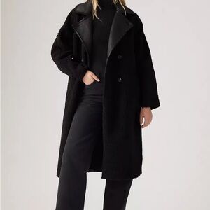 Levi's Naomi Black Reversible Coat XS